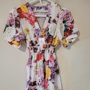 NWT Flower Maxi Dress